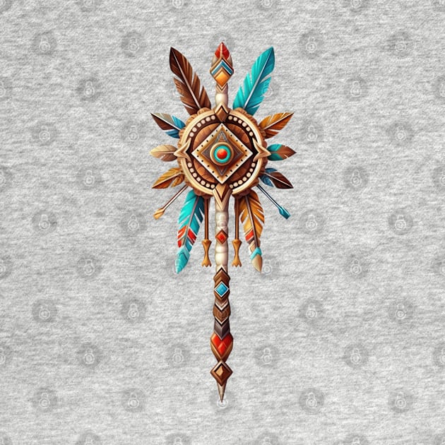 Native American Arrow by Chromatic Fusion Studio